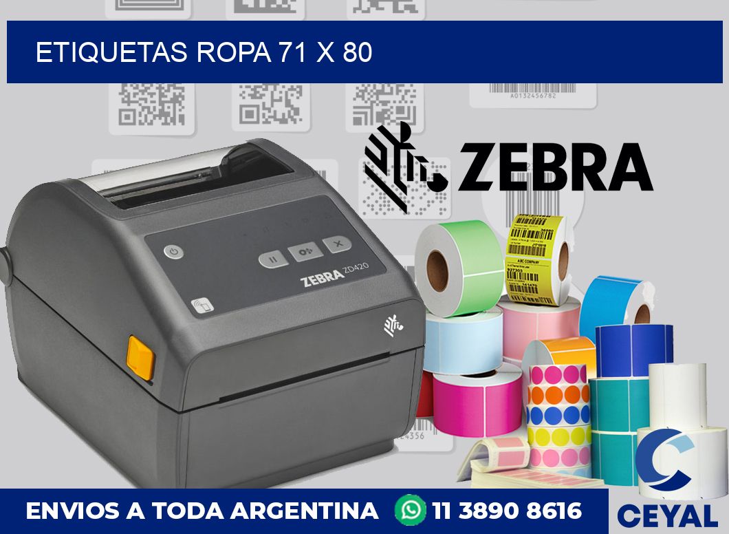 etiquetas ropa 71 x 80