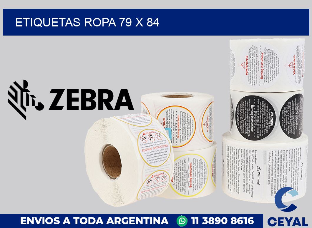etiquetas ropa 79 x 84
