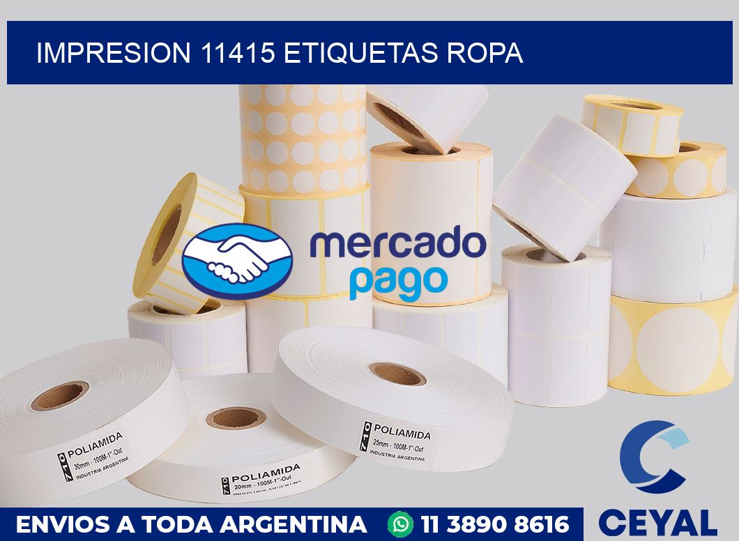 impresion 11415 etiquetas ropa