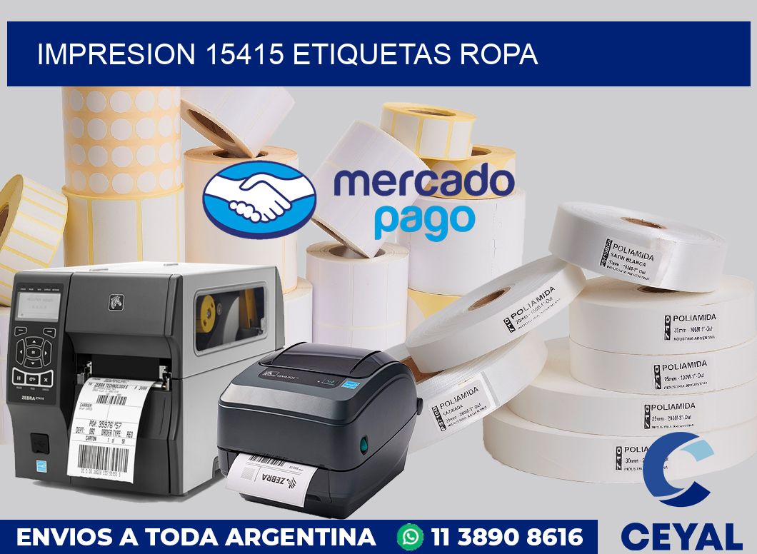 impresion 15415 etiquetas ropa