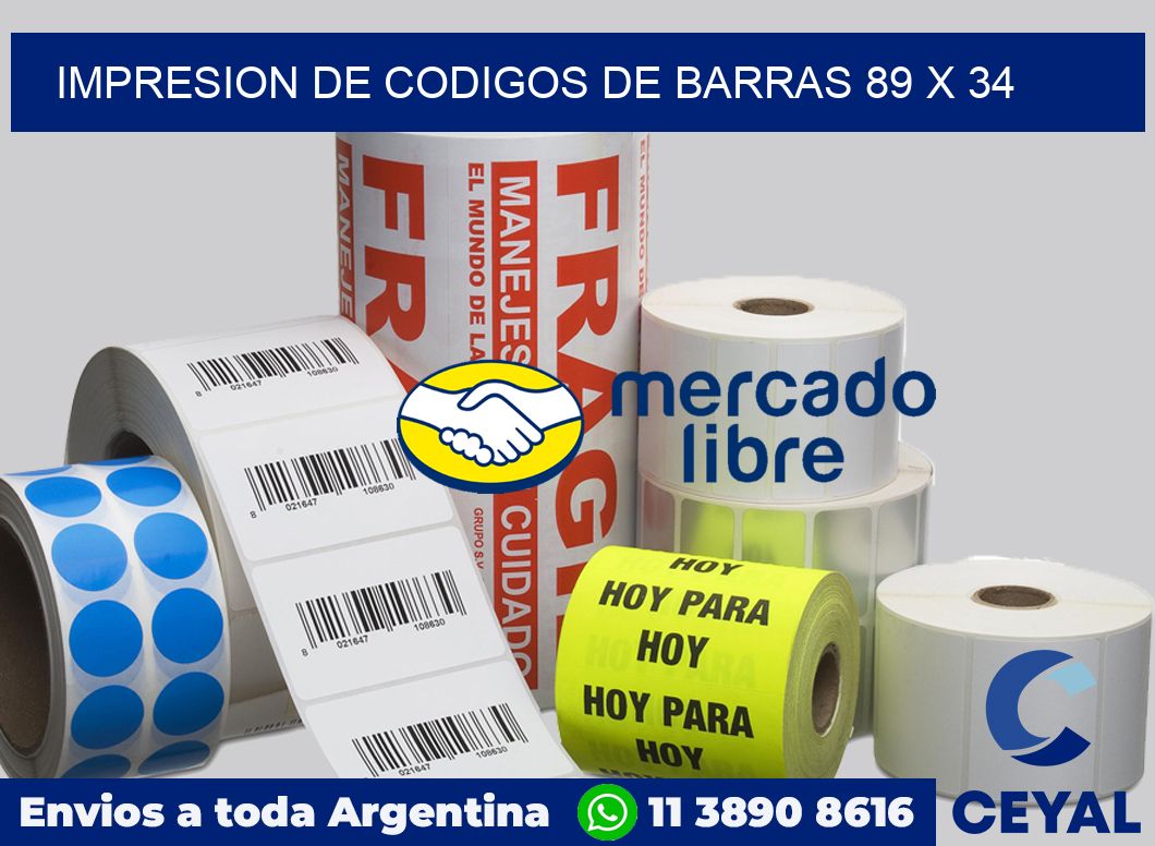 impresion de codigos de barras 89 x 34