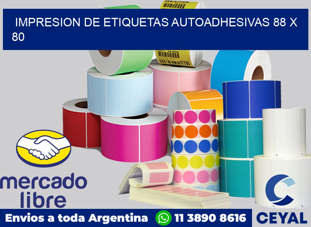 impresion de etiquetas autoadhesivas 88 x 80
