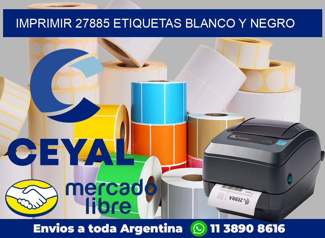 imprimir 27885 etiquetas blanco y negro