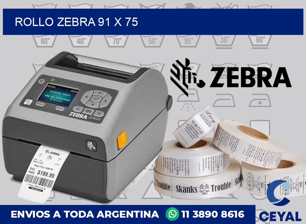 rollo zebra 91 x 75