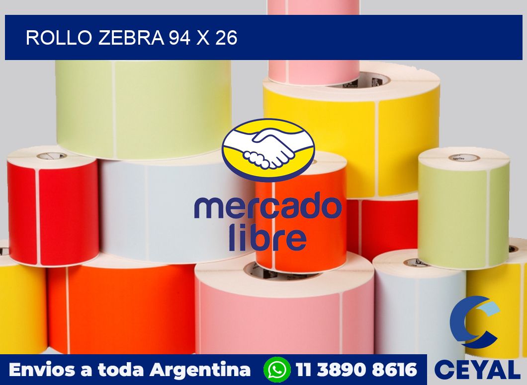 rollo zebra 94 x 26