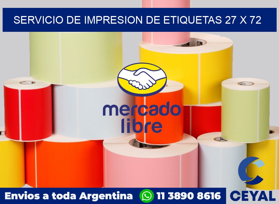 servicio de impresion de etiquetas 27 x 72