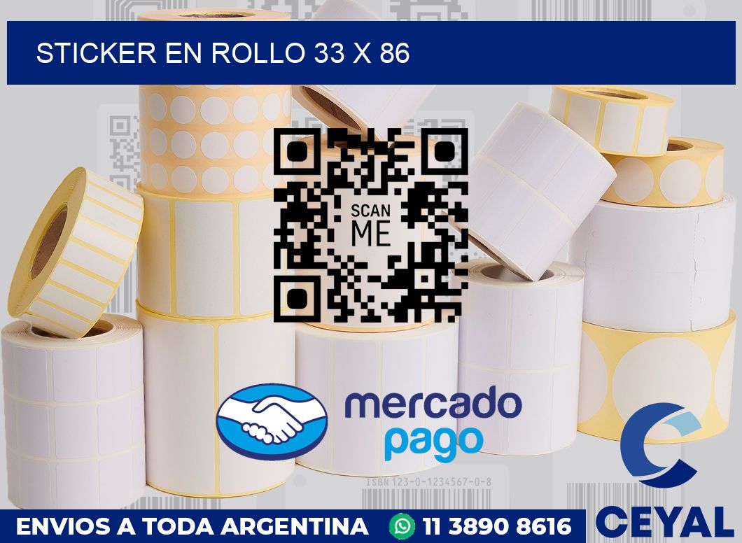sticker en rollo 33 x 86
