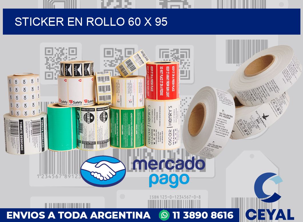 sticker en rollo 60 x 95