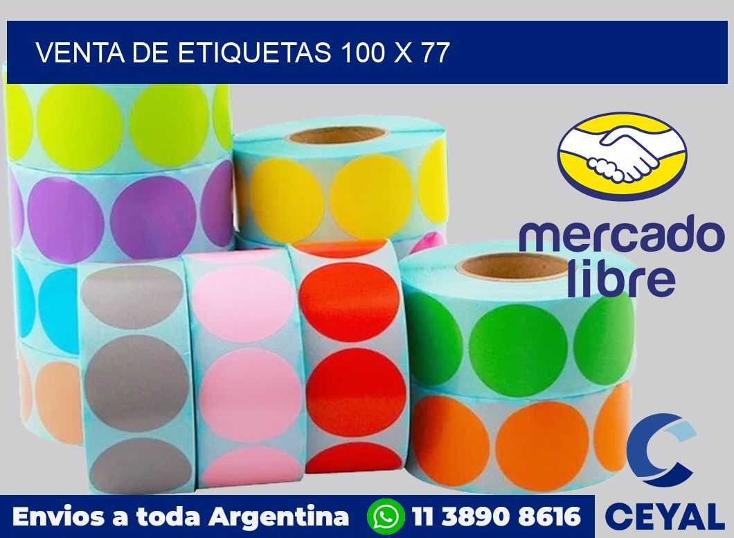 venta de etiquetas 100 x 77