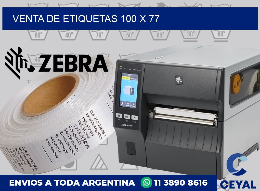 venta de etiquetas 100 x 77
