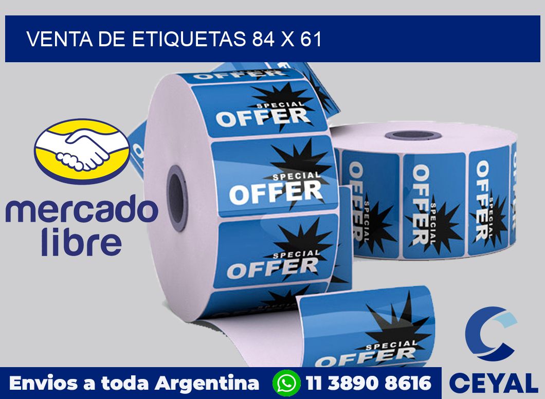 venta de etiquetas 84 x 61