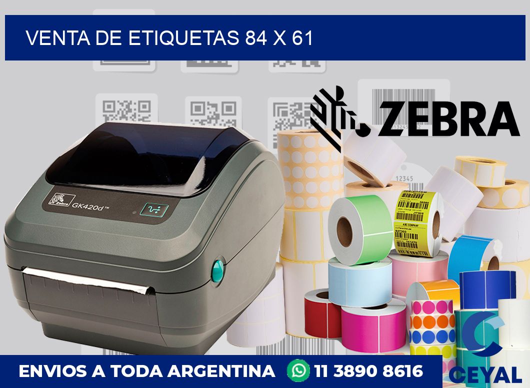 venta de etiquetas 84 x 61