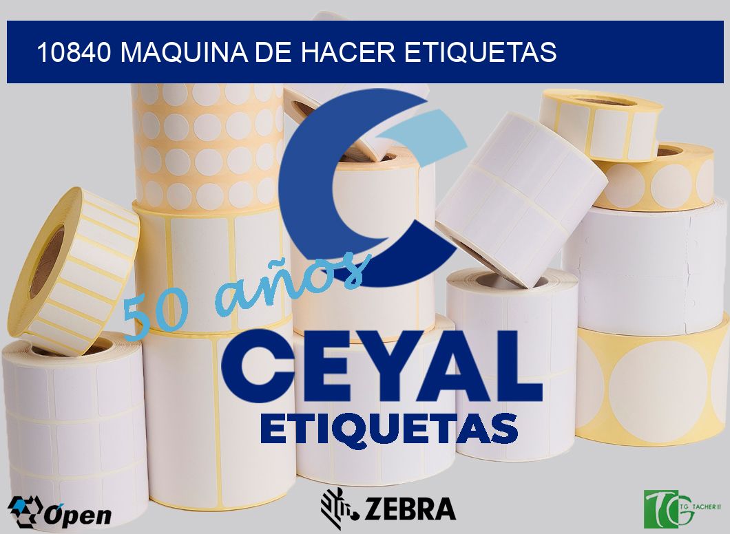 10840 MAQUINA DE HACER ETIQUETAS