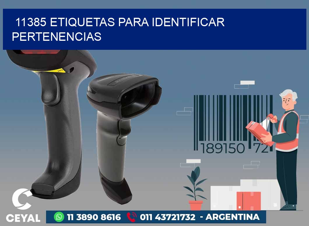 11385 ETIQUETAS PARA IDENTIFICAR PERTENENCIAS