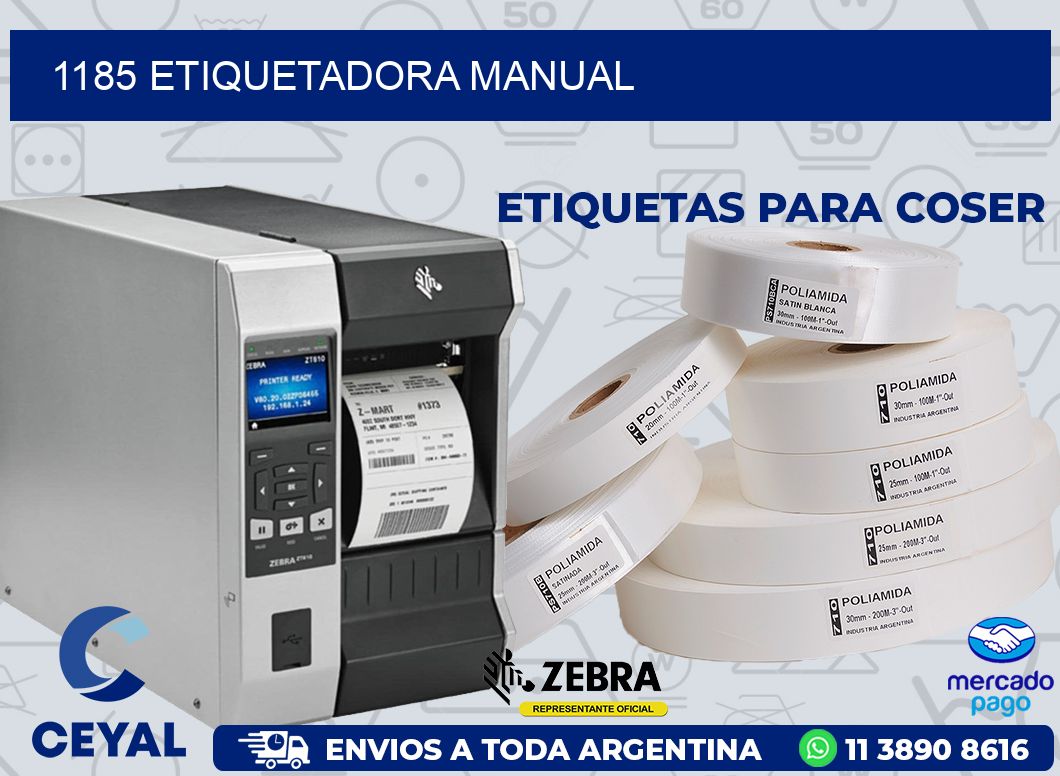 1185 ETIQUETADORA MANUAL