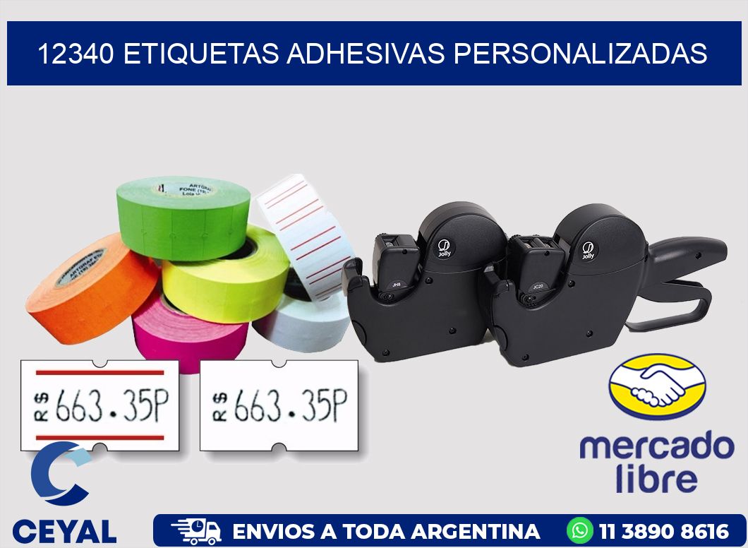 12340 ETIQUETAS ADHESIVAS PERSONALIZADAS