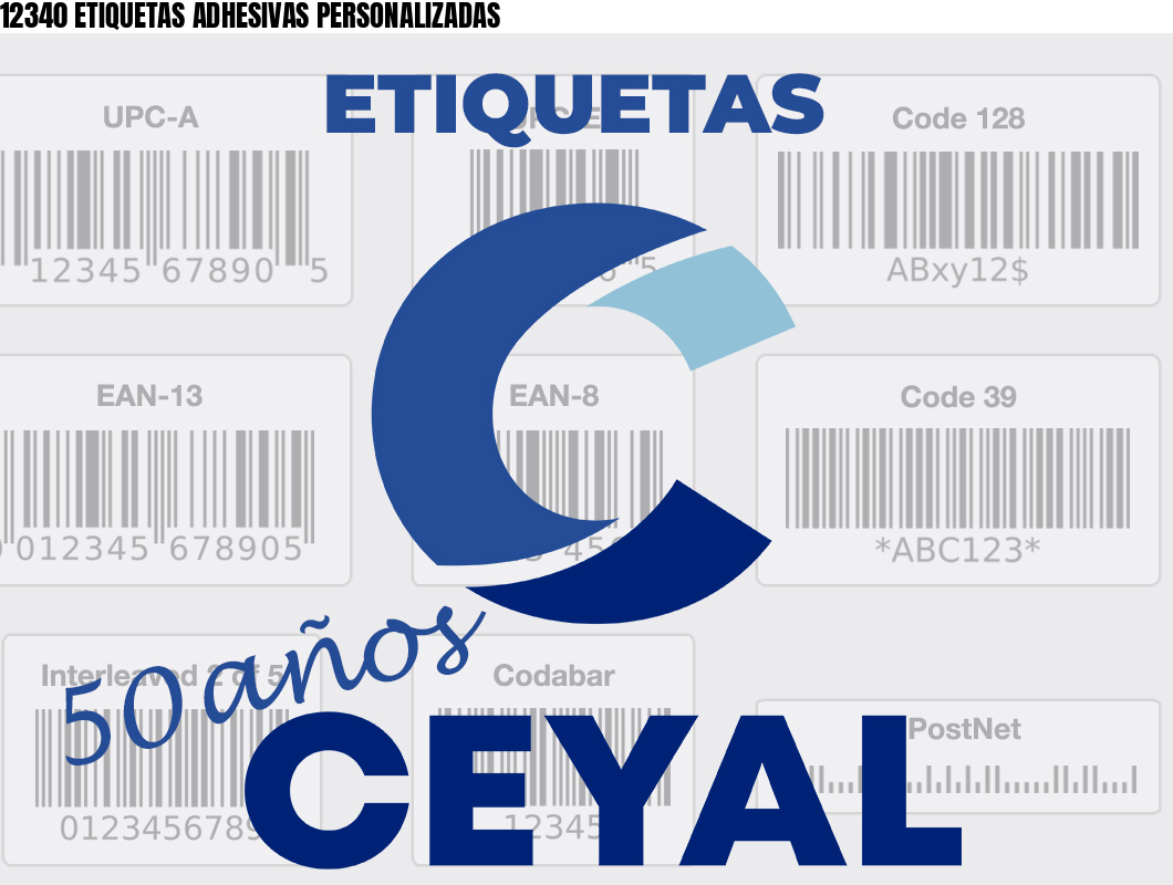 12340 ETIQUETAS ADHESIVAS PERSONALIZADAS