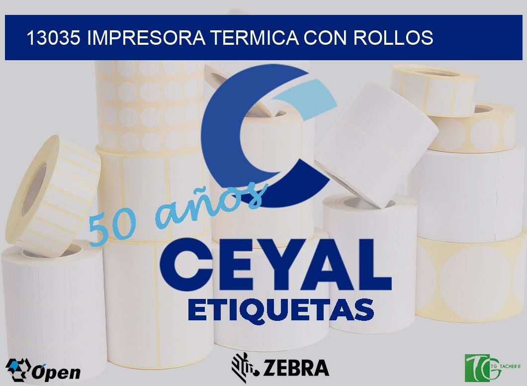 13035 IMPRESORA TERMICA CON ROLLOS