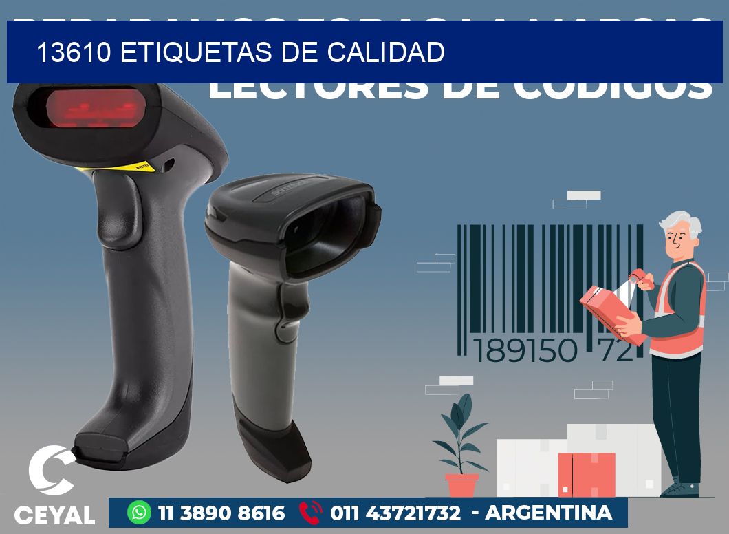 13610 ETIQUETAS DE CALIDAD