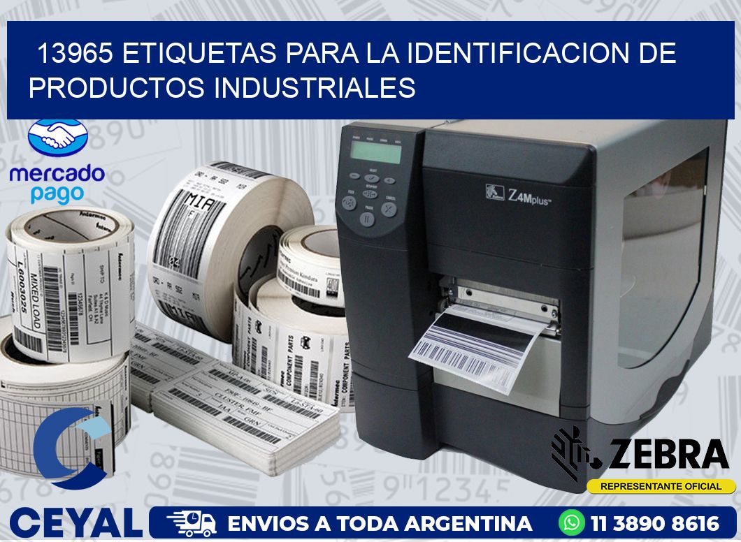 13965 ETIQUETAS PARA LA IDENTIFICACION DE PRODUCTOS INDUSTRIALES