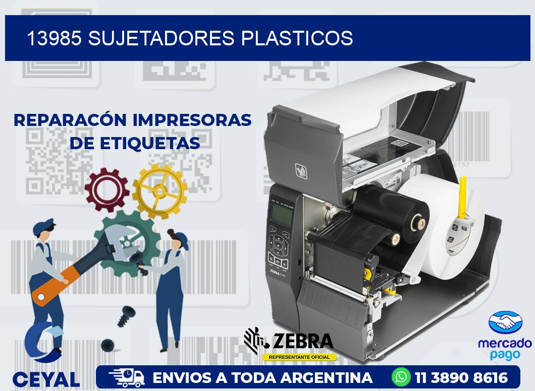 13985 SUJETADORES PLASTICOS