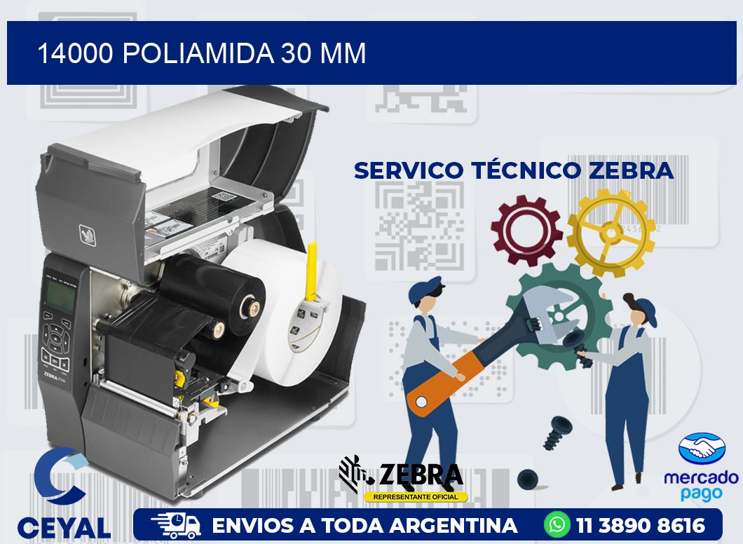 14000 POLIAMIDA 30 MM