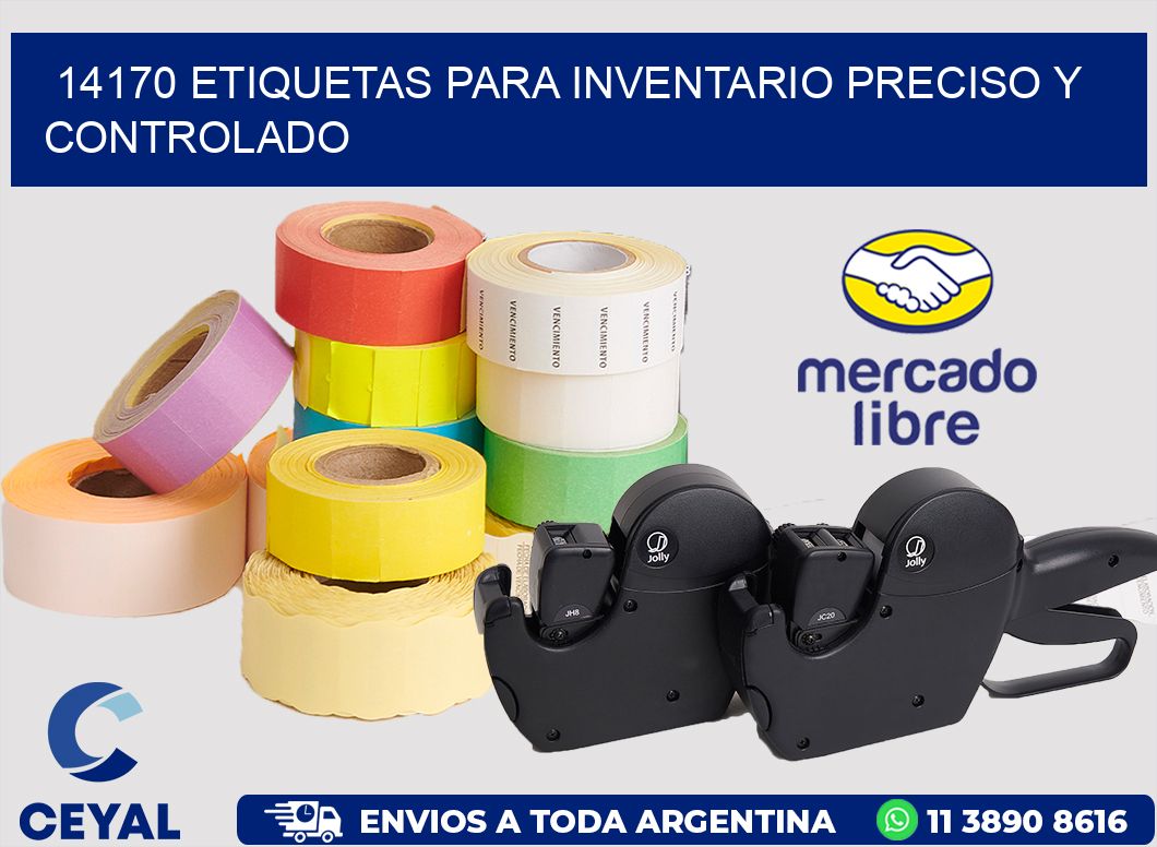 14170 ETIQUETAS PARA INVENTARIO PRECISO Y CONTROLADO