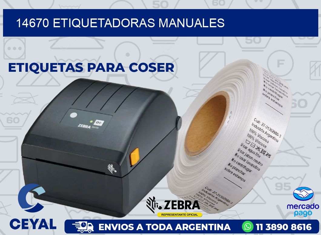 14670 ETIQUETADORAS MANUALES