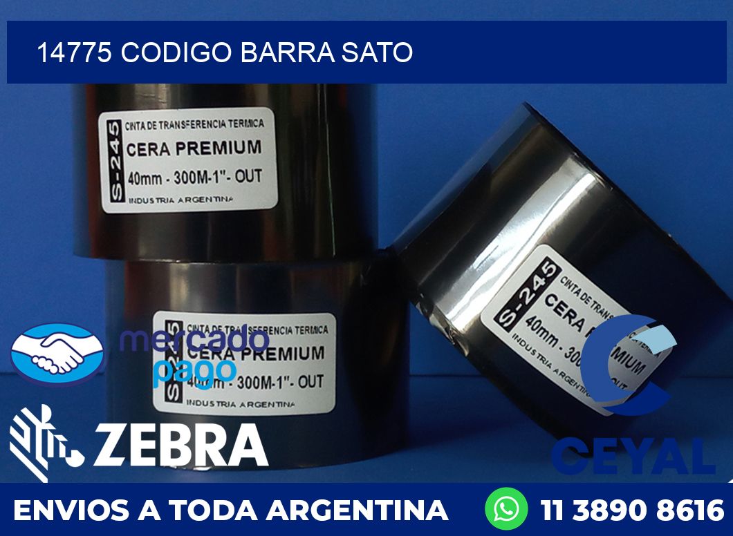 14775 CODIGO BARRA SATO