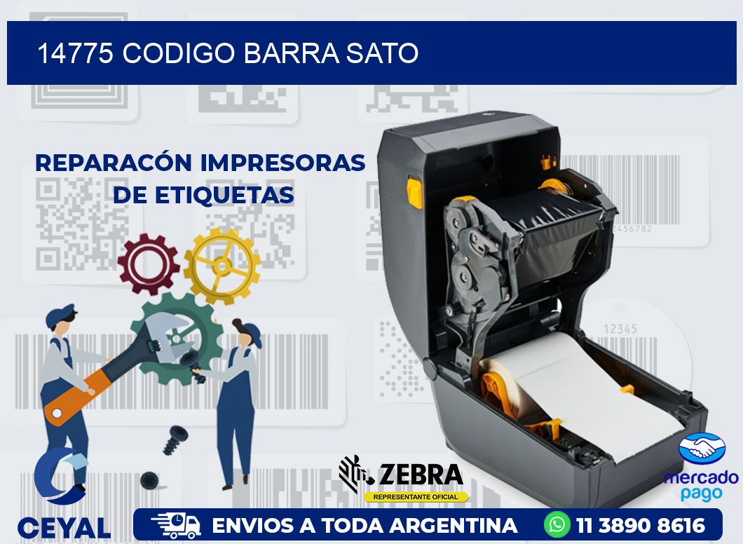 14775 CODIGO BARRA SATO
