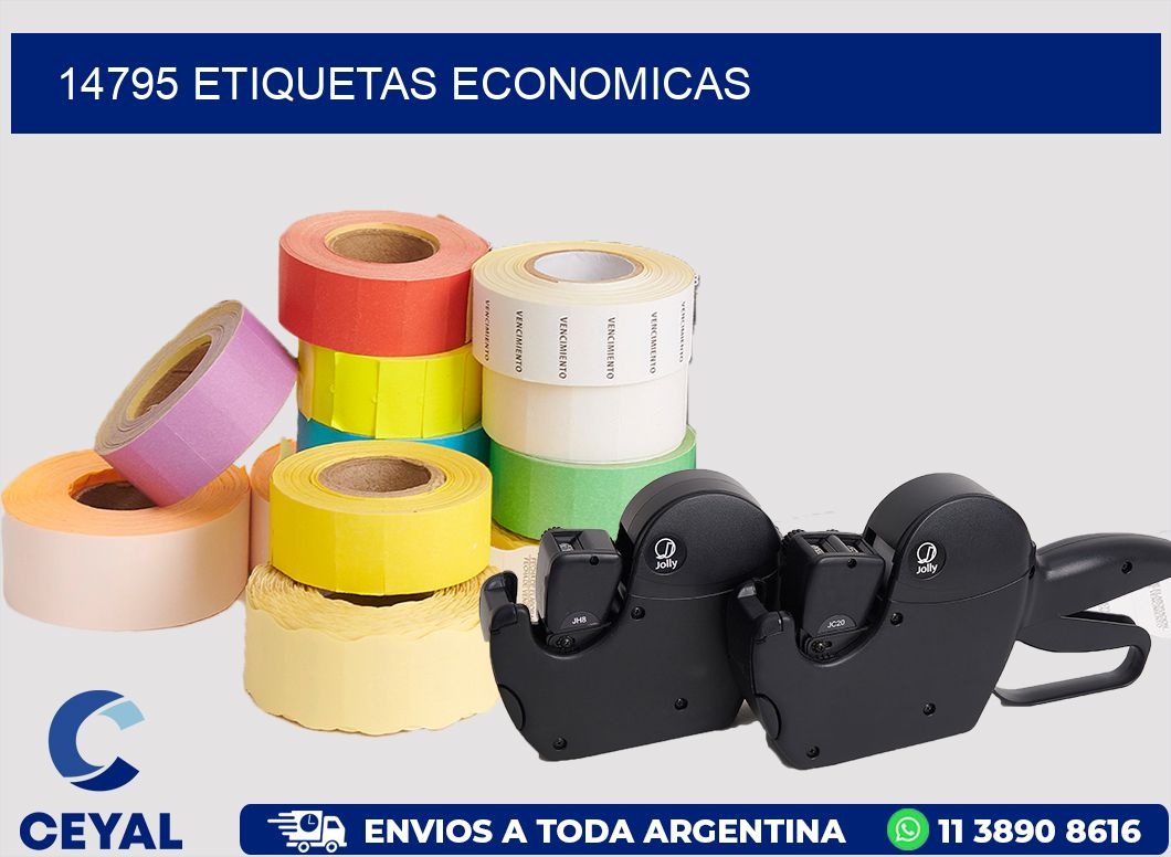 14795 ETIQUETAS ECONOMICAS