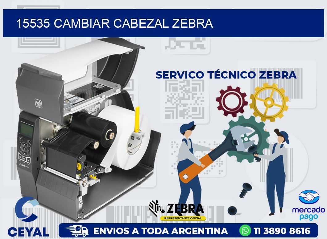 15535 CAMBIAR CABEZAL ZEBRA