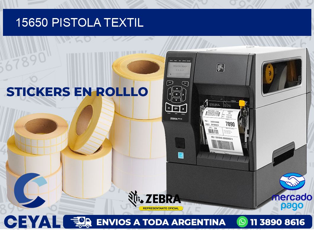 15650 PISTOLA TEXTIL