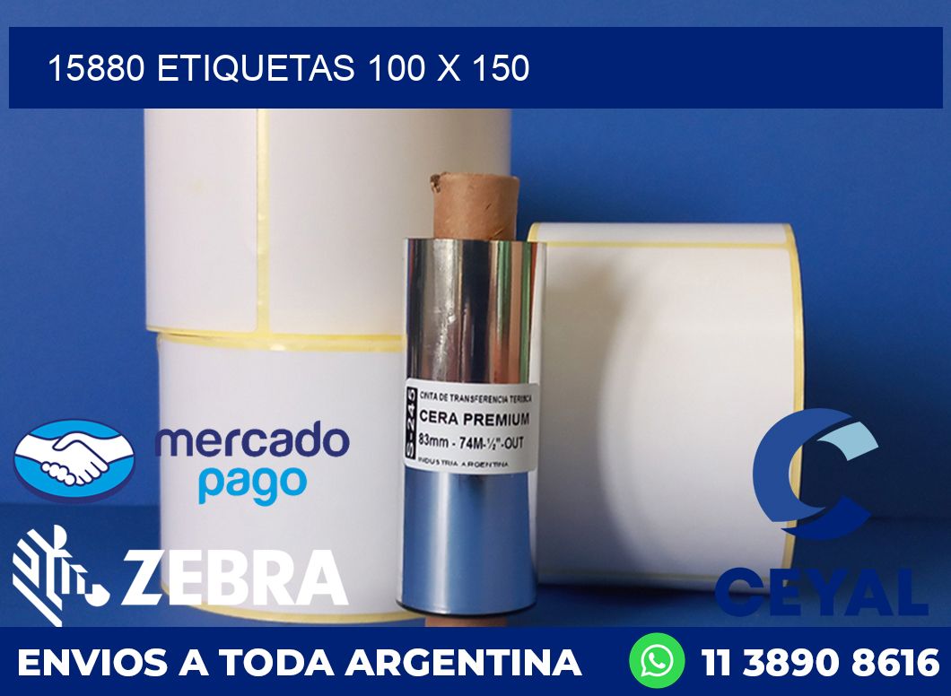 15880 ETIQUETAS 100 X 150