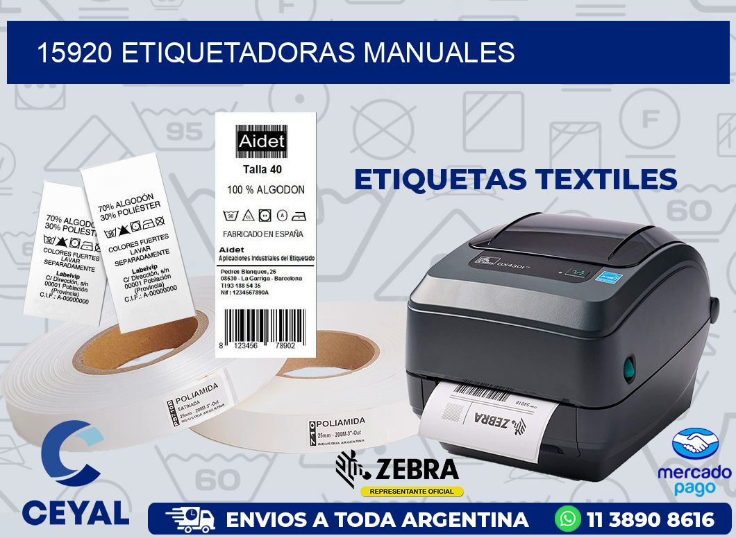 15920 ETIQUETADORAS MANUALES