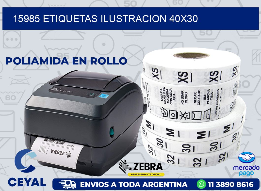 15985 ETIQUETAS ILUSTRACION 40X30