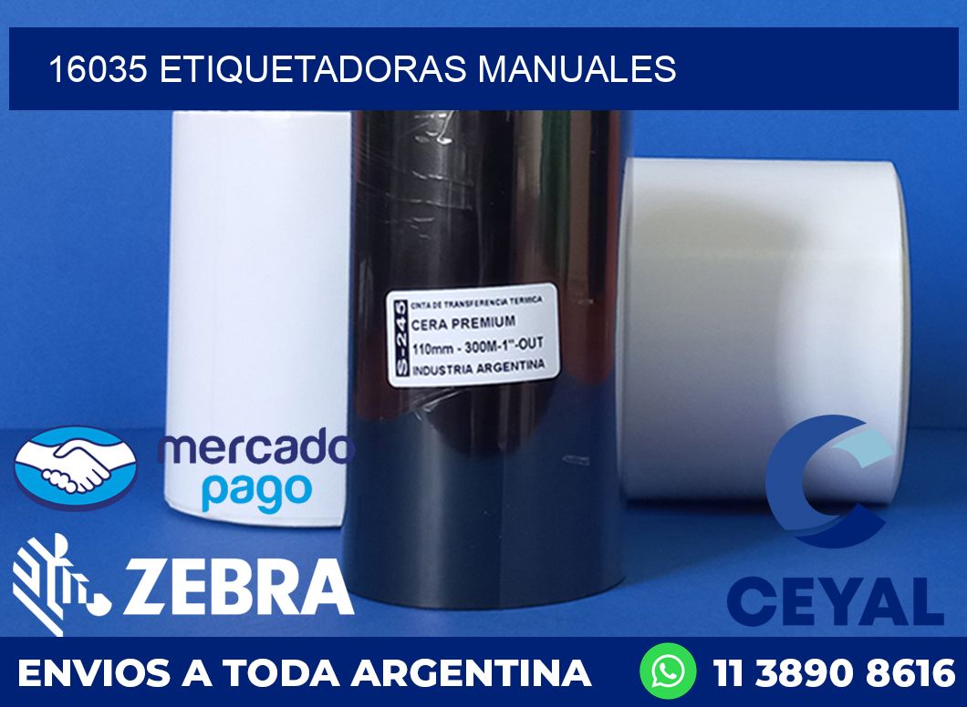 16035 ETIQUETADORAS MANUALES