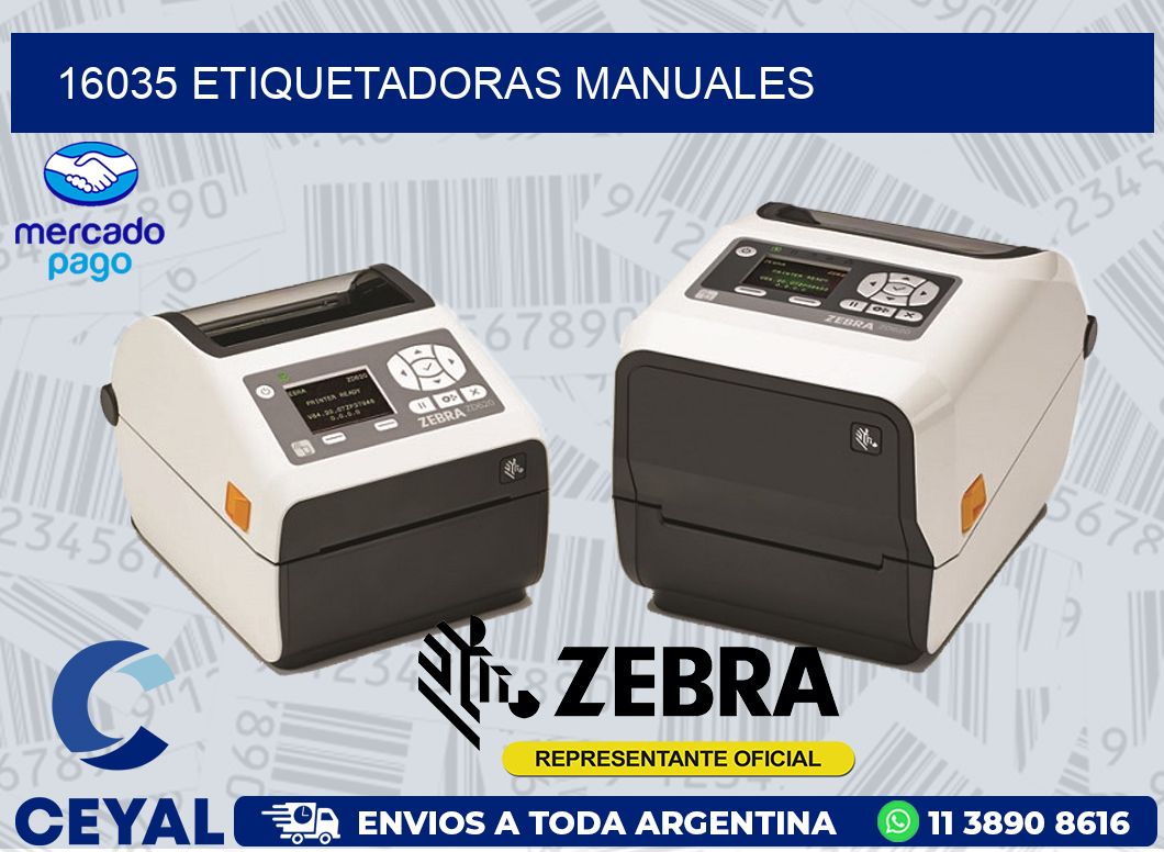 16035 ETIQUETADORAS MANUALES