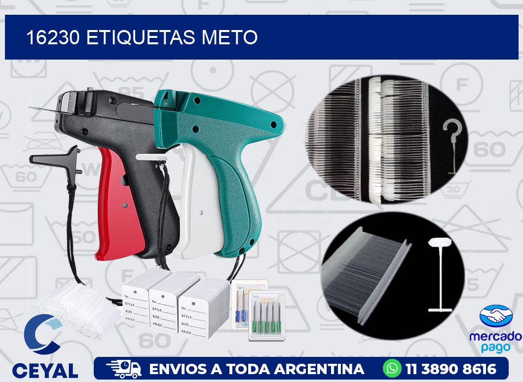 16230 ETIQUETAS METO