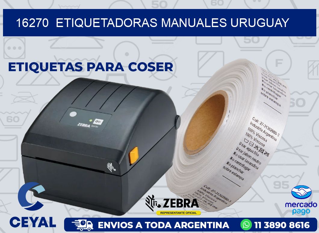 16270  ETIQUETADORAS MANUALES URUGUAY