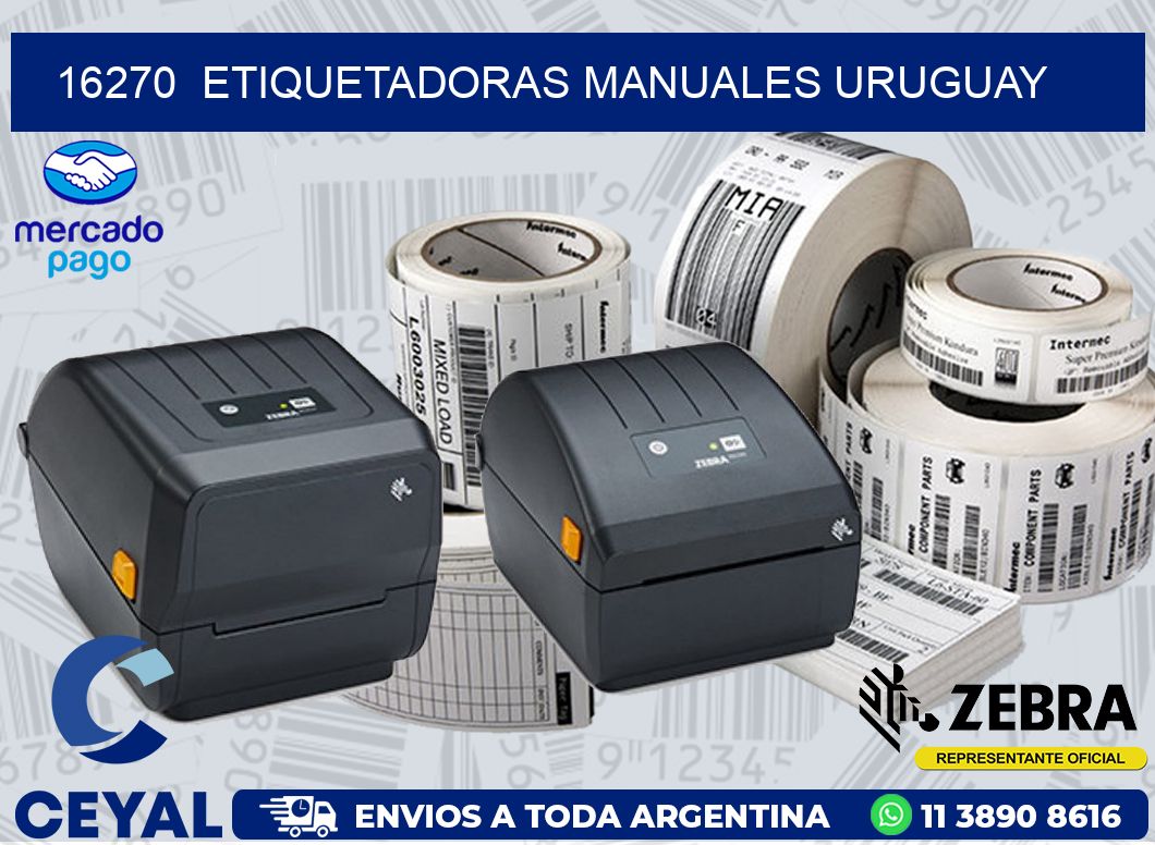 16270  ETIQUETADORAS MANUALES URUGUAY