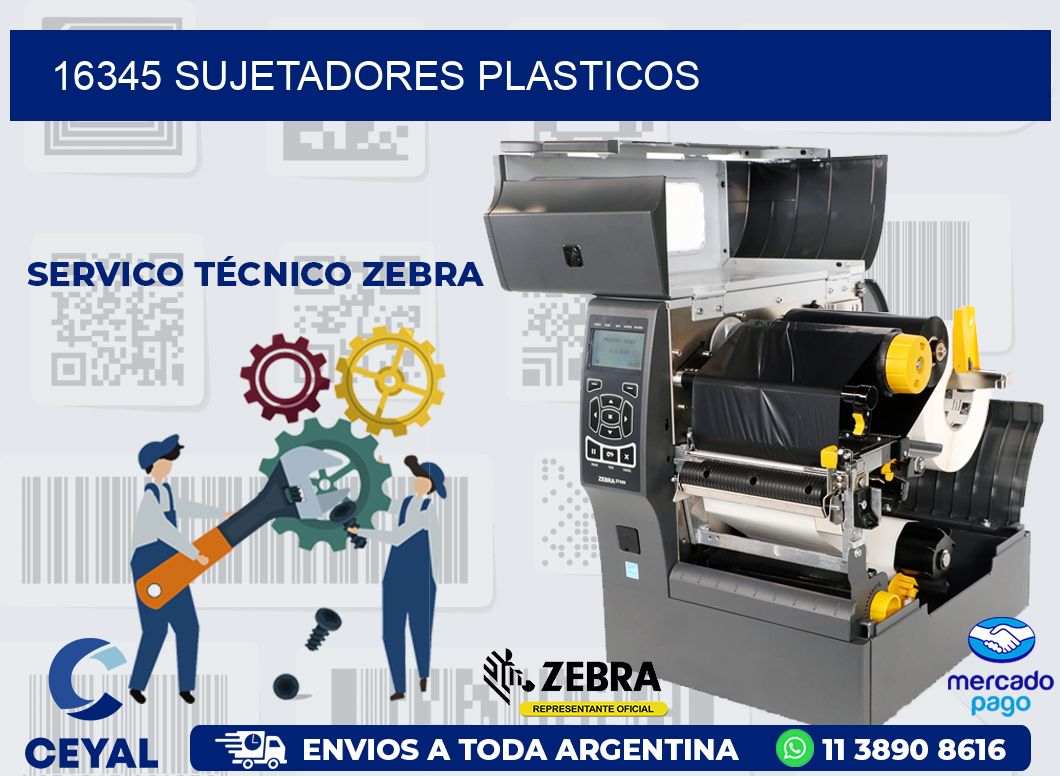 16345 SUJETADORES PLASTICOS