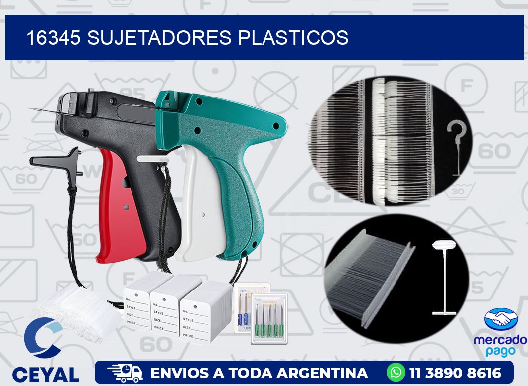 16345 SUJETADORES PLASTICOS