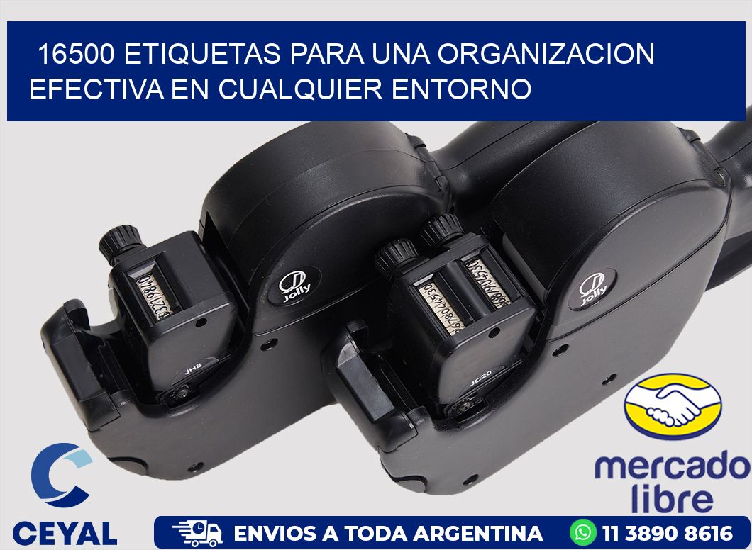 16500 ETIQUETAS PARA UNA ORGANIZACION EFECTIVA EN CUALQUIER ENTORNO