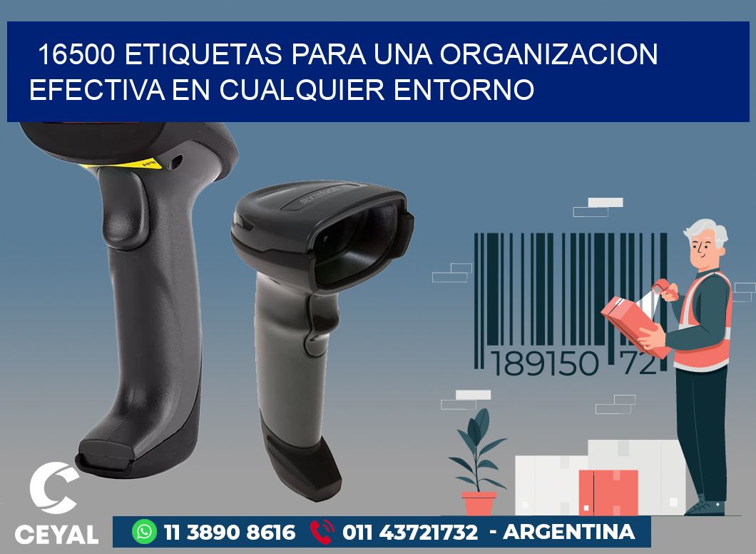 16500 ETIQUETAS PARA UNA ORGANIZACION EFECTIVA EN CUALQUIER ENTORNO