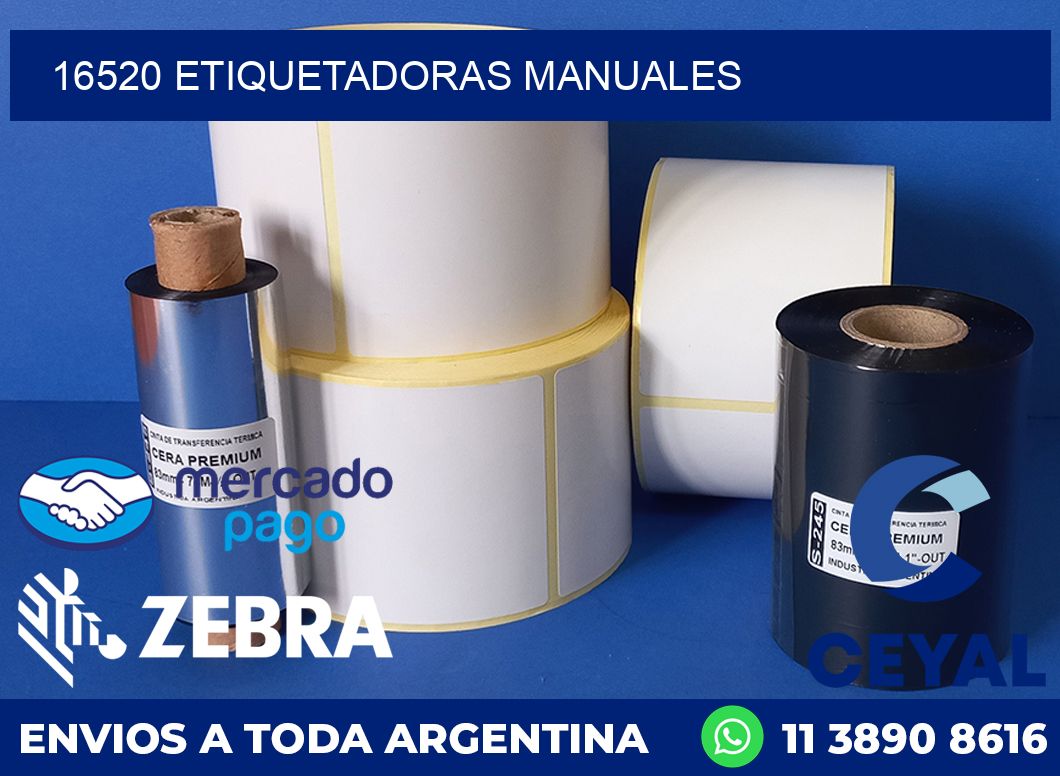 16520 ETIQUETADORAS MANUALES