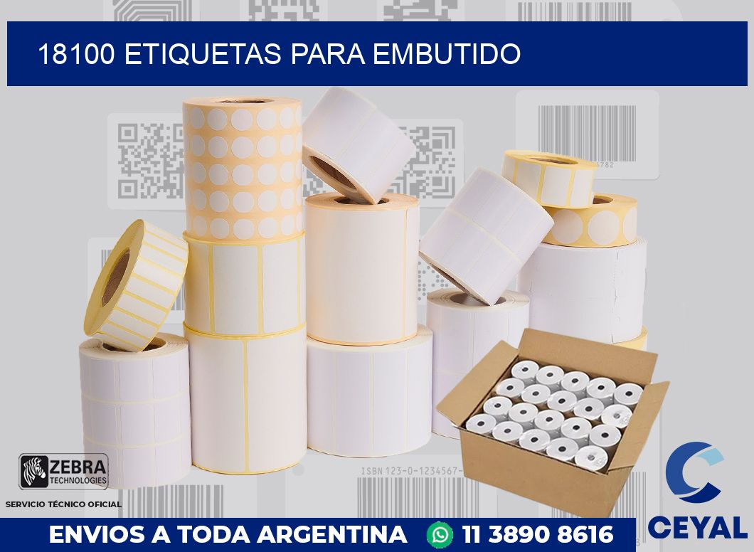 18100 ETIQUETAS PARA EMBUTIDO
