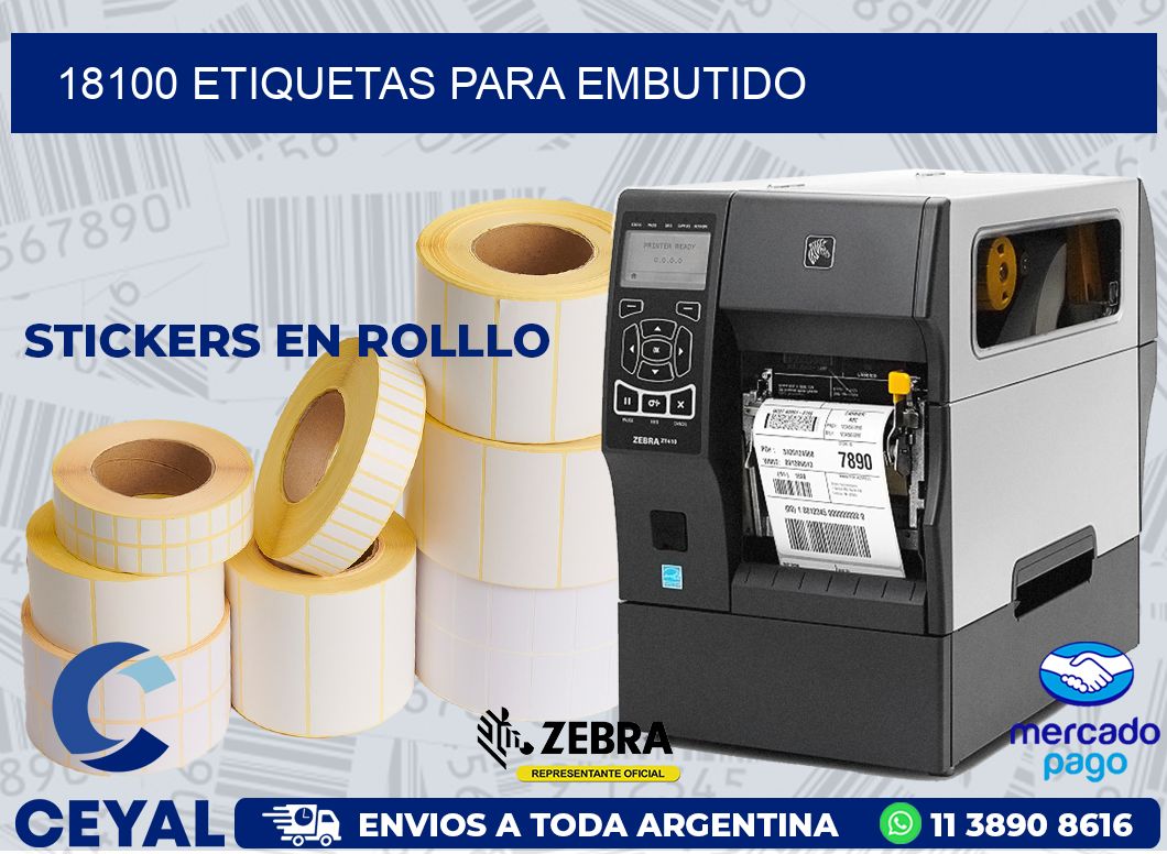 18100 ETIQUETAS PARA EMBUTIDO