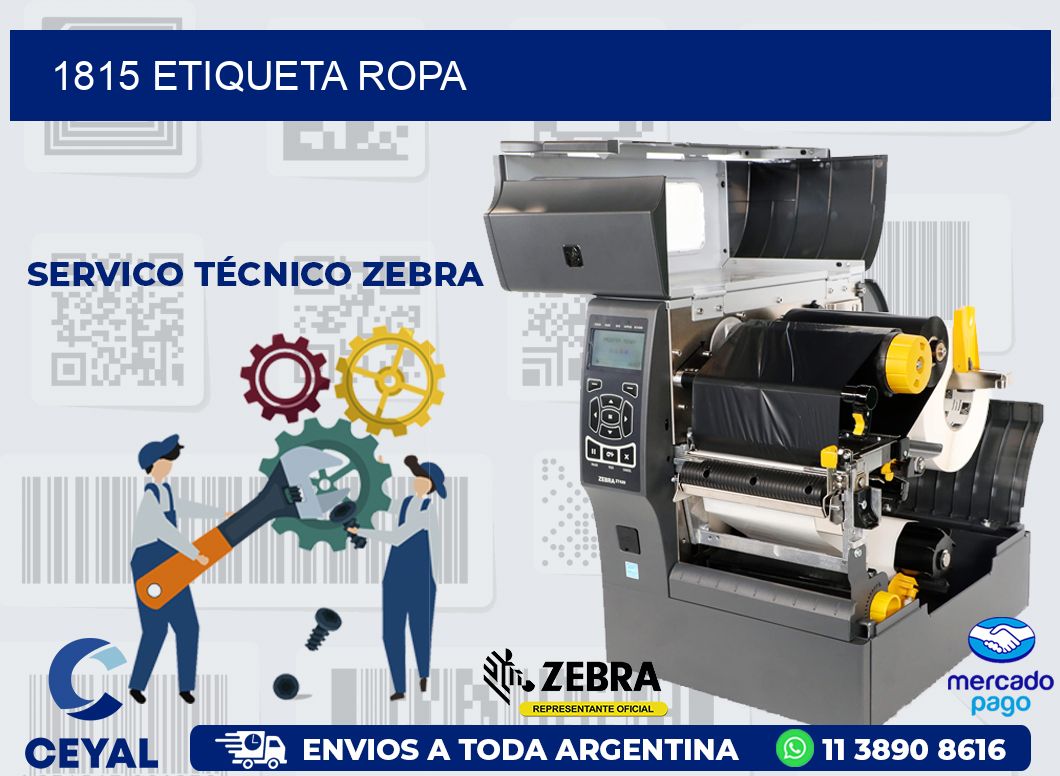 1815 ETIQUETA ROPA