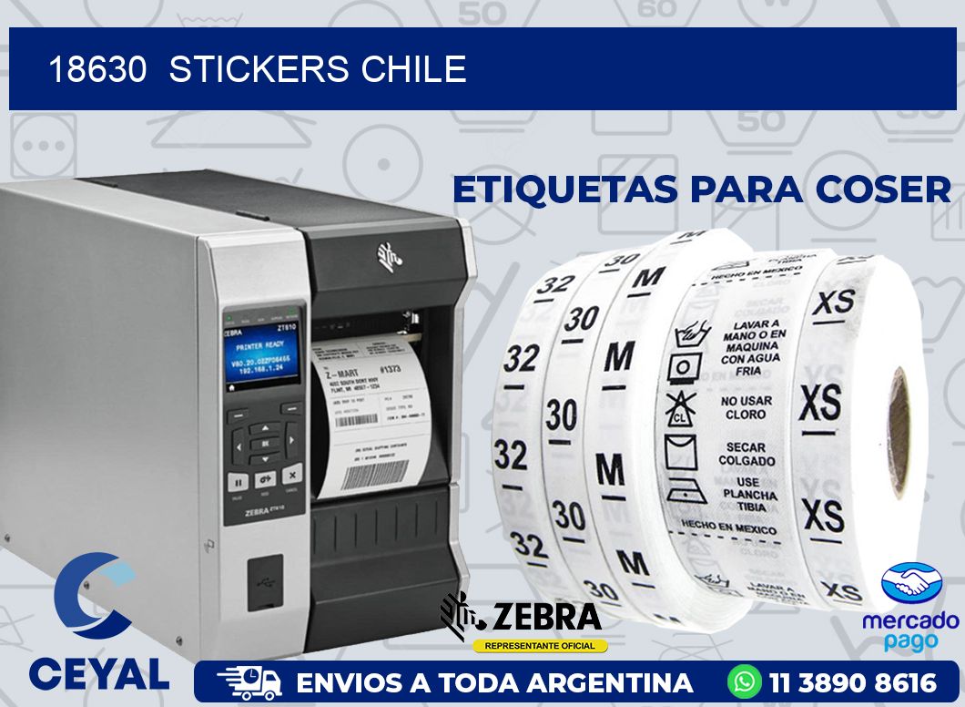 18630  STICKERS CHILE
